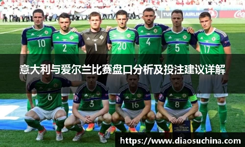 意大利与爱尔兰比赛盘口分析及投注建议详解